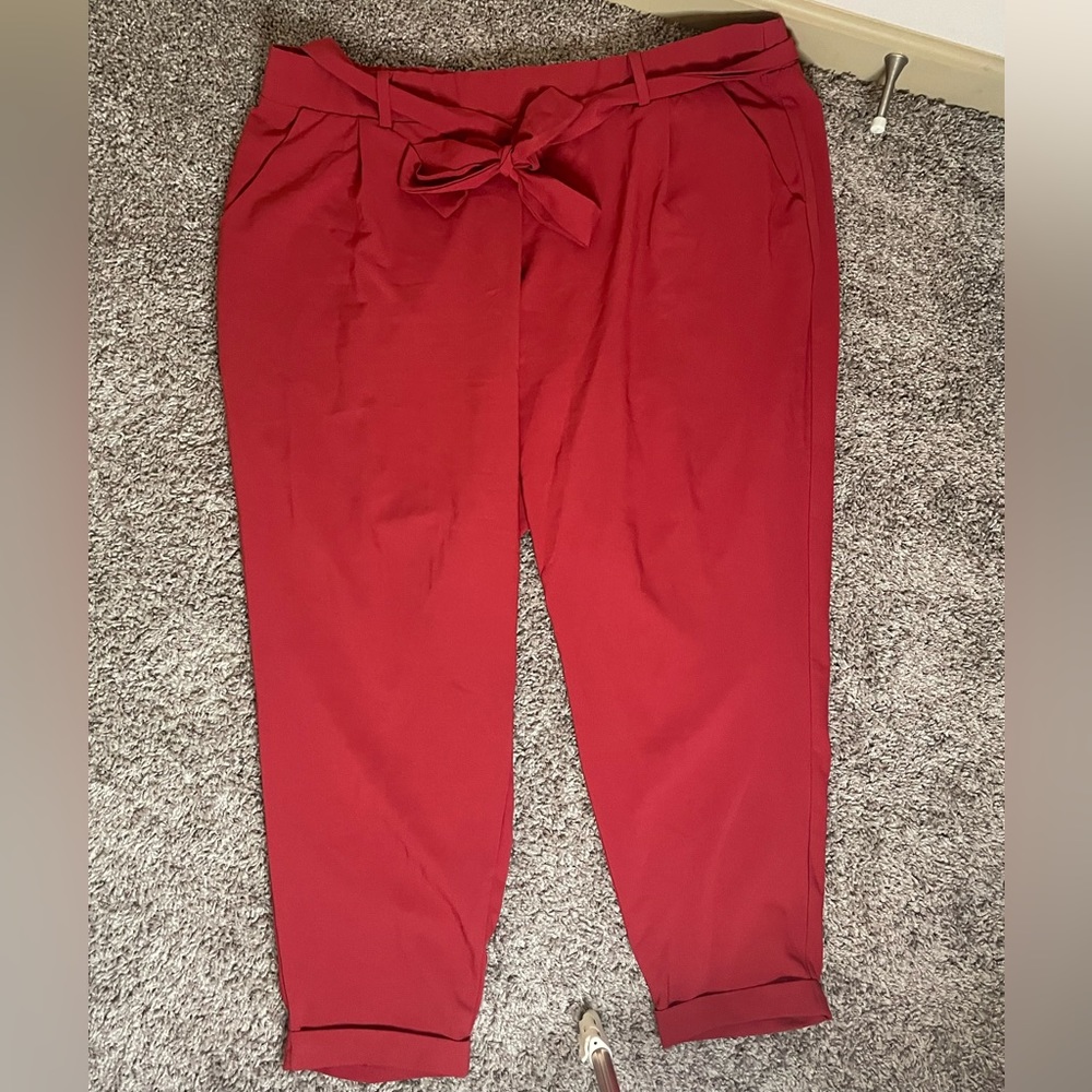 Red Dress Pants